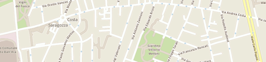 Mappa della impresa zanella leo a BOLOGNA