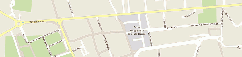 Mappa della impresa zattel luciano a BOLZANO