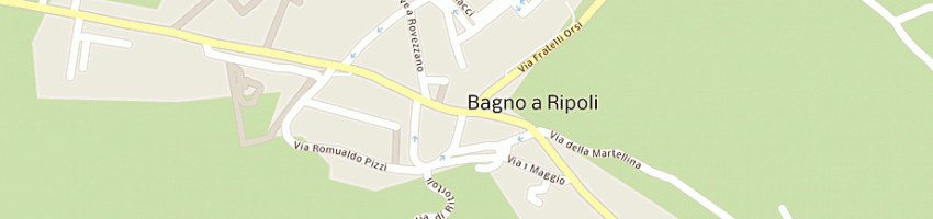 Mappa della impresa chiesa cattolica parrocchiale s quirico a ruballa a BAGNO A RIPOLI