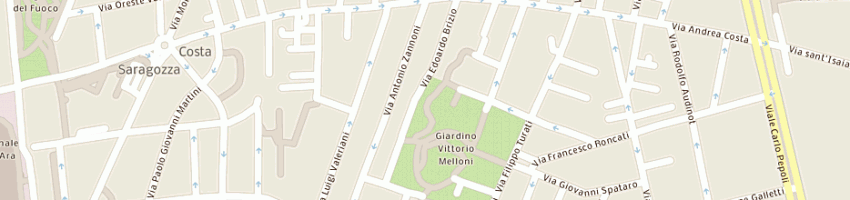 Mappa della impresa montanari arnaldo emilio a BOLOGNA