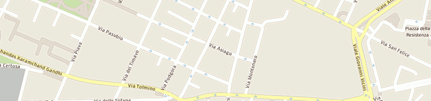 Mappa della impresa reda mac for import e export di ali youssef abdallah a BOLOGNA