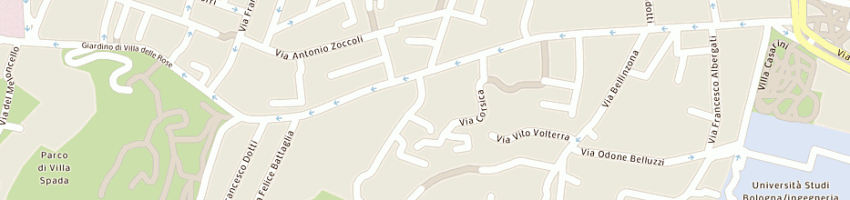 Mappa della impresa grassilli filippo a BOLOGNA