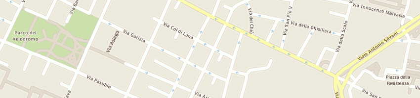 Mappa della impresa marchesi franco a BOLOGNA