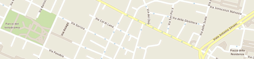 Mappa della impresa serena enzo a BOLOGNA