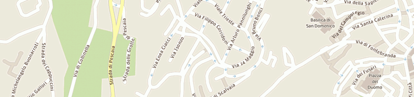 Mappa della impresa parrucchiere nuova linea tiziana e rita a SIENA