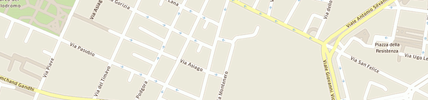 Mappa della impresa linee e onde parrucchieri di antonioni luca a BOLOGNA