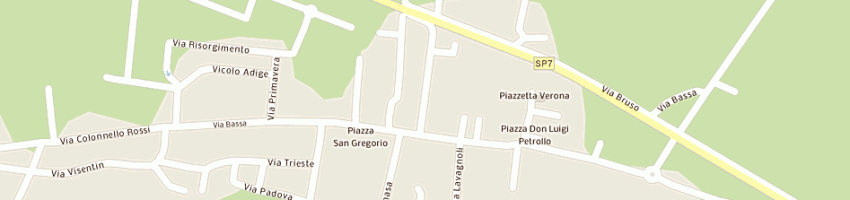 Mappa della impresa miotto gustavo a VERONELLA