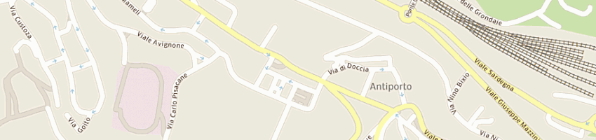 Mappa della impresa bar snak a SIENA