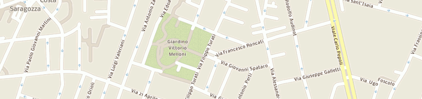 Mappa della impresa soverini (sas) a BOLOGNA