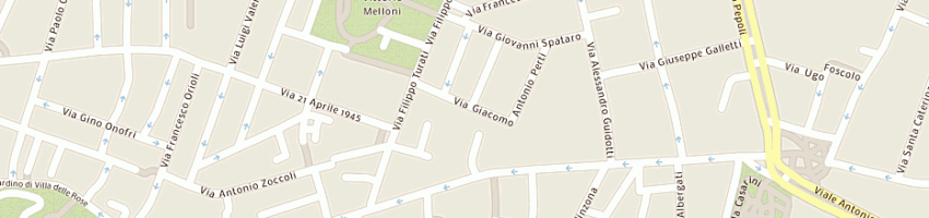 Mappa della impresa scuole pubbliche scuole dell'infanzia comunali gobetti ada a BOLOGNA