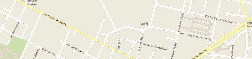 Mappa della impresa effedue sas di ferraresi fabrizio e c a BOLOGNA