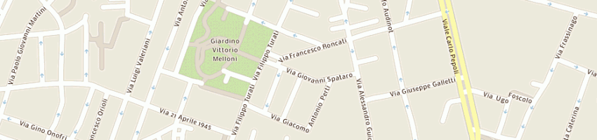 Mappa della impresa meliconi riccardo a BOLOGNA