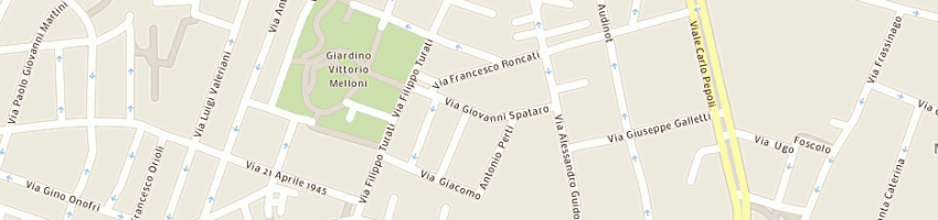 Mappa della impresa me-vi srl a BOLOGNA