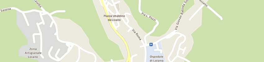 Mappa della impresa babbini claudio a LOIANO