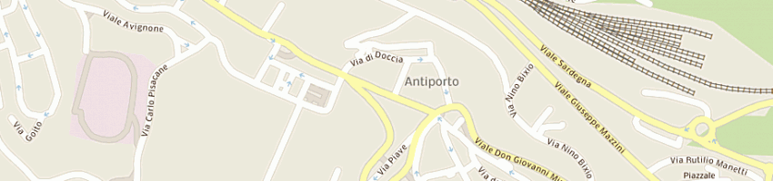 Mappa della impresa parrucchiere franco a SIENA