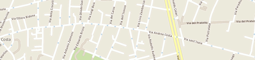 Mappa della impresa lavasecco iole di fantuzzi morena a BOLOGNA