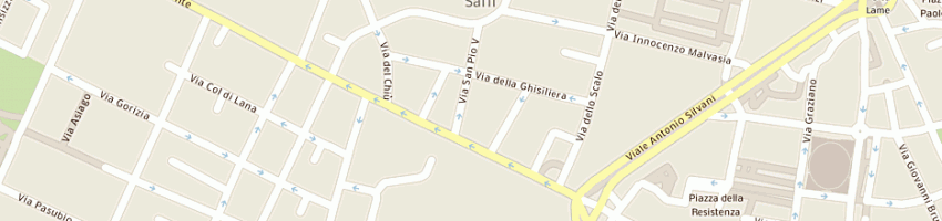 Mappa della impresa tecnopose di intelisano giovanni e c (snc) a BOLOGNA