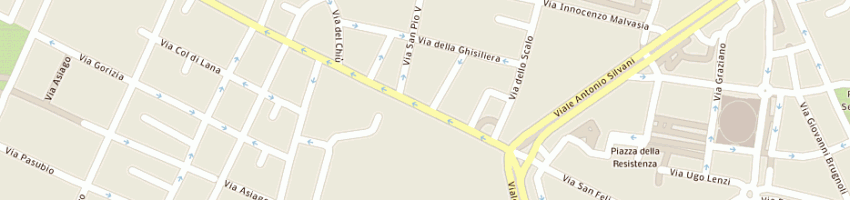 Mappa della impresa costa paolo a BOLOGNA