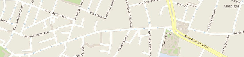 Mappa della impresa farmacia s giuseppe a BOLOGNA