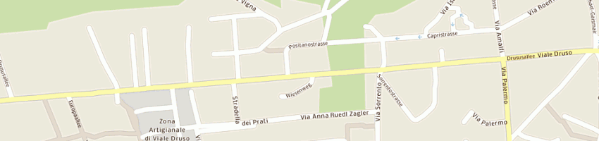 Mappa della impresa pizzeria la grolla a BOLZANO