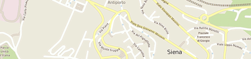 Mappa della impresa yumas di torone giovanna a SIENA
