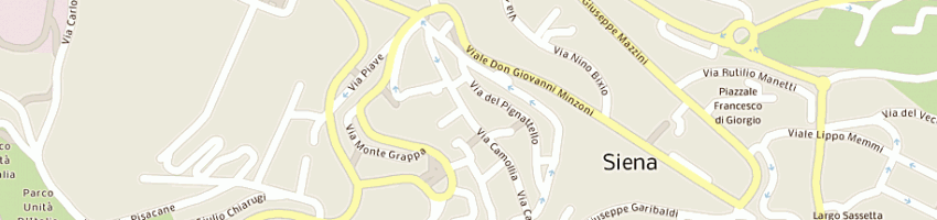 Mappa della impresa pizzeria al solito posto di renata sociea cooperativa a SIENA