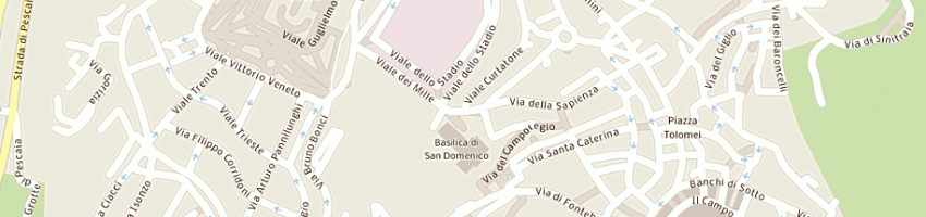 Mappa della impresa train spa a SIENA