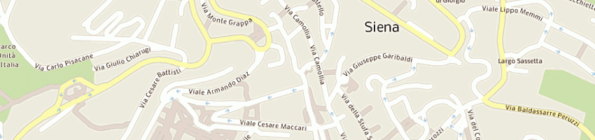 Mappa della impresa automotocicli perozzi a SIENA