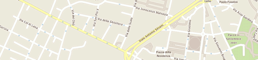 Mappa della impresa exportare srl a BOLOGNA
