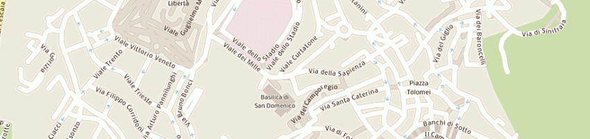 Mappa della impresa bassi lanfranco a SIENA