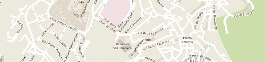 Mappa della impresa sensi paolo a SIENA