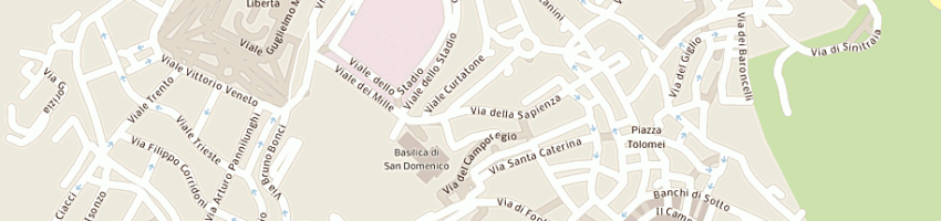 Mappa della impresa la sapienza di baglieri giovanni e c sas a SIENA