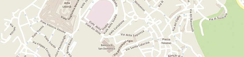 Mappa della impresa finetti fabio a SIENA