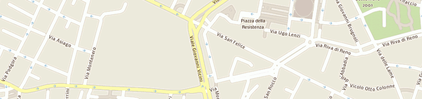 Mappa della impresa blues brothers a BOLOGNA
