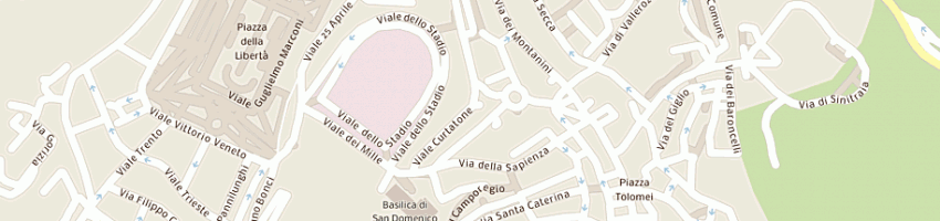 Mappa della impresa fancelli giuseppe a SIENA