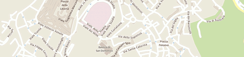 Mappa della impresa centro linguistico leonardo da vinci srl a SIENA