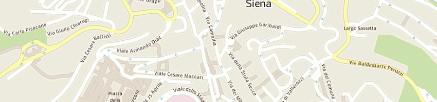 Mappa della impresa sanitaria salus sas a SIENA