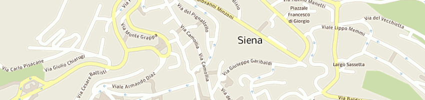 Mappa della impresa numismatica gambelli snc a SIENA