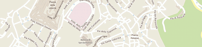Mappa della impresa cantina del brunello di montalcino snc a SIENA