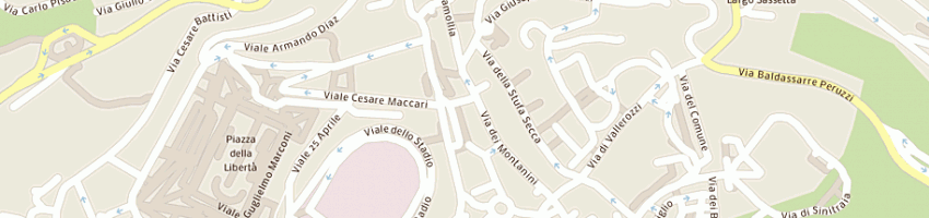 Mappa della impresa ceses srl a SIENA