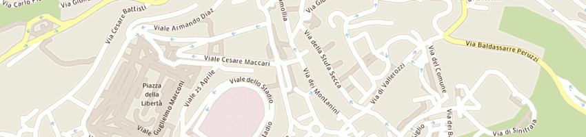 Mappa della impresa pini a SIENA