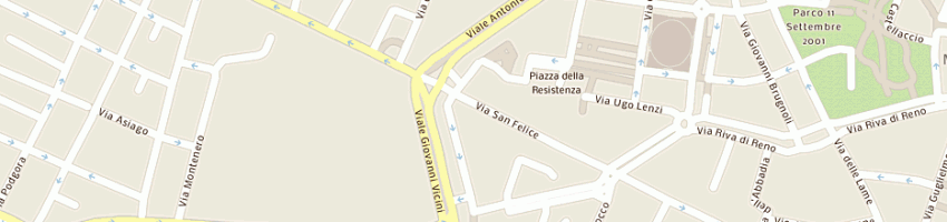 Mappa della impresa lenzi armando a BOLOGNA