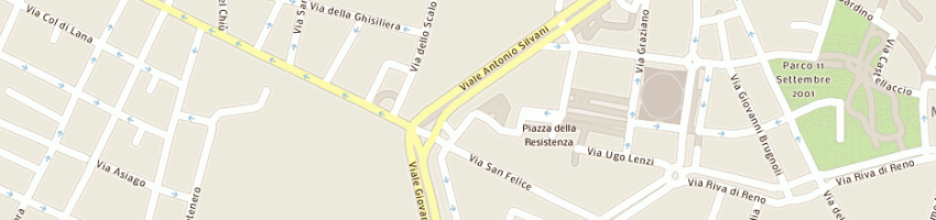 Mappa della impresa studio legale mario paolo d'arezzo a BOLOGNA