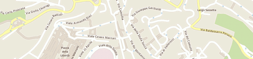 Mappa della impresa la pescheria srl a SIENA
