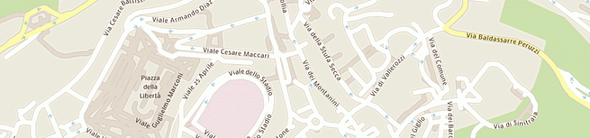 Mappa della impresa tabaccheria la lizza - di angiolini antonella e c snc a SIENA