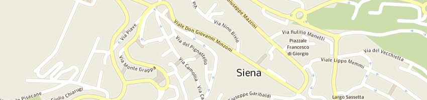 Mappa della impresa casa di riposo in campansi a SIENA