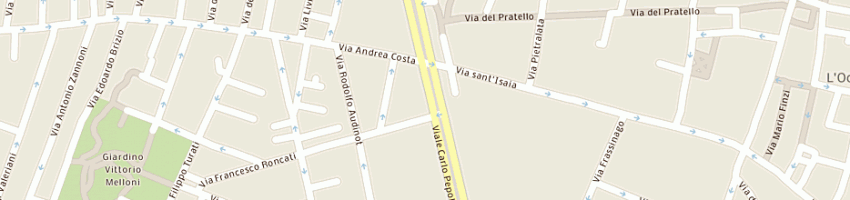 Mappa della impresa unicredit banca spa a BOLOGNA