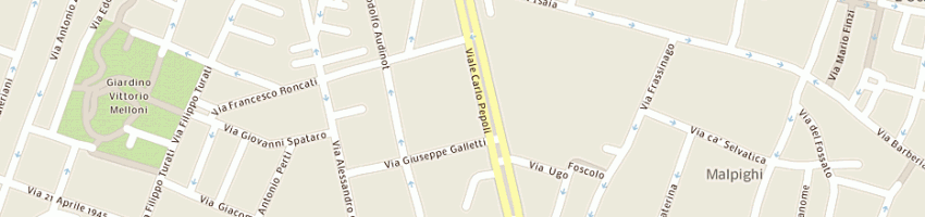 Mappa della impresa carrozzeria franzoni snc di giancarlo franzoni e c a BOLOGNA