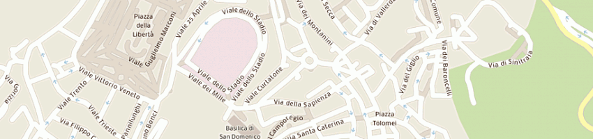 Mappa della impresa lv servizi immobiliari a SIENA