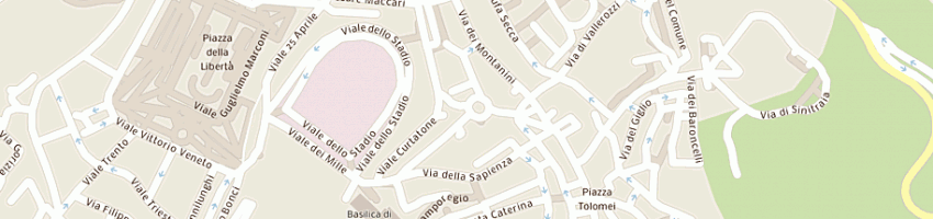 Mappa della impresa confedewrazione sindacati autonomi lavoratori a SIENA